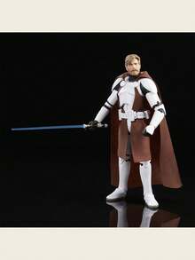 Hasbro Mô hình Obi-Wan Kenobi, chỉ huy lính nhân bản, cao 6 inch, thuộc dòng  Black Series - Phiên bản độc quyền | Được cấp phép chính thức, Bộ đồ chơi tuyệt vời, Chất liệu nhựa ABS, Phụ kiện đầy đủ, Quà tặng Giáng sinh, Sinh nhật, Đồ chơi sưu tầm, - Nhiều màu - Xem 5