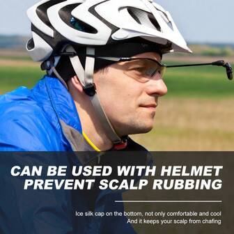 WRELS 1pc Quick-Drying Sunscreen Cycling Beanie Bicycle Motorcycle Sweat-Absorbing Breathable Liner Floppy Hat For Women And Men