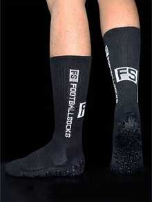 5 Pairs/10 Pairs Men's Anti-Slip Rubber Sole Football/Soccer Socks - Multicolor - View 3