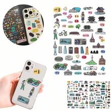 Aesthetic Sticker Pack For IPhone 17 Pro Max, Cute Small Elements & Minimalist Designs, Decorative Decals For Phone Case Journal, Kawaii Gift - B - View 5