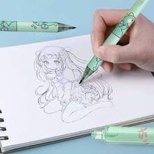 Lapiz Infinito, 6 Lapices Infinitos Kawaii con 12 Puntillas Intercambiables y Bolsa Organizadora, para Diseo, Dibujar y Escribir, Estilo Astronauta Lindo, Regalos para Nios y Nias - Pequeño Dinosaurio Verde - Ver 9