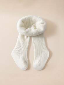 3 Pairs Girls Thermal Lined Tights, Stretchy Soft Warm Leggings, Suitable For Autumn/Winter Daily Wear, Back To School, Travel, Holidays - Random Colors