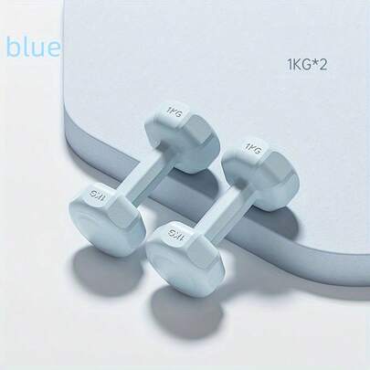 WEKOME Blue Exercise Dumbbells Weighing A Total Of 4.4 Pounds