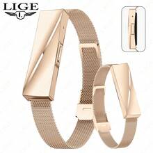 LIGE 轻奢智能手表 - 款式多样，情侣互动功能，170 种运动模式，超长待机时间，无线充电，来电提醒 - 送给男女的完美节日礼物 - 1 Set - 查看 12