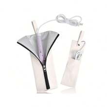 Túi đựng máy uốn tóc chịu nhiệt/Hộp đựng dụng cụ tạo kiểu tóc. Túi treo chịu nhiệt chuyên dụng cho máy duỗi tóc nữ. Chịu nhiệt lên đến 300°C, có chức năng treo để cất giữ dụng cụ tạo kiểu tóc. - Nhiều màu - Xem 10