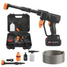 Wireless Portable High Pressure Car Washer, Portable Electric Cleaning Machine, Handheld High Pressure Washer, Suitable For Car, Garden, Home