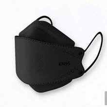 1-50个装新款时尚高品质四层防护KN95口罩，一次性3D立体设计，方便户外旅行 - 彩色 - 查看 10