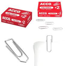 XISH ACCO Clip Gótico No.2 27.5mm para 20 Hojas Caja con 100. P1690 - Pago - Ver 6