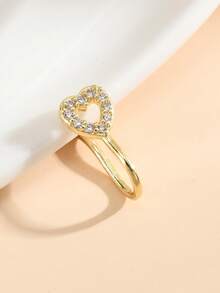 7pcs Copper Inlaid Cubic Zirconia Creative Heart, Flower, Moon Multi-Element Delicate Nose Ring Set For Women, Luxurious Yet Subtle To Elevate Your Styling