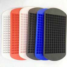 1pc Small Square 160 Grid Silicone Ice Cube Tray, With Good Cold Resistance And Durability, Ice Mold, Pudding Mold, Suitable For Home, Bar, And Other Places, Easy To Use - Multicolor - View 10