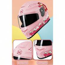 BMX HelmetKid Full Face Motorcycle Hel-Mes for Ages 3-12Dirtbike ATV Bicycle Go-Kart Electric Scooter Hel-Met for Youth Child for Bicycle Moped A3 50-55cm - A3 - Ver 4