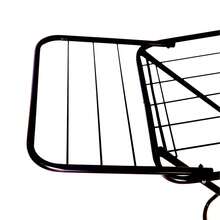 Stainless Steel Reinforced Floor Clothesline Secalux With Wings, Foldable, Portable, Large, For Apartments - Black - View 4