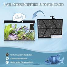 12 Packs Small Filters Cartridges Compatible With Aqueon Small Carbon Cartridge Compatible With Aqueon QuietFlow E Internal Power 10 And 1/2.5/5 Gallon Minibow Aquarium Filters - S-12pack - View 3