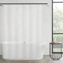 Peva Shower Curtain Liner, 72 inchx72 inch, - 182,9An x 182,9Al cm (1 Panel) + Transparente - Ver 2