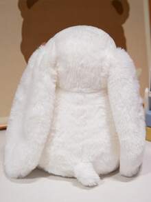 毛绒兔子玩偶，柔软可爱的兔子毛绒玩偶，手捧爱心，适合情人节、周年纪念日、生日等场合，送给女孩、男孩、女朋友的甜蜜礼物 - 彩色 - 查看 6