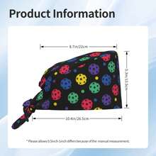 1pc Stylish Nurse's Cap For Women, Work Cap, Polyester Sweat Towel Material,Suitable For Both Men And Women.,Working Cap Scrub Cap With Sweatband Adjustable Unisex Women Tie Back Hat Nurse Surgical Caps,Suitable For Protection Against Wind Outdoors, Surgical Procedures, Healthcare Workers, And Fashion Styling; Also Suitable For Everyday Headscarf Wear. - 彩色 - 查看 1