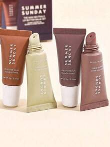 4-Piece Lip Balm Set - 4-In-1 - Moisturizing And Glossy - Mini Unisex Lip Balm Set - 4 Lip Balms (Style A And Style B Shipped Randomly) - 彩色 - 查看 11