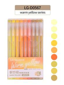 languo 9/27/207 Colorful Gel Pens, Smooth Writing, 0.6mm Tip, Suitable For Drawing, Notebooks, Greeting Cards, Christmas & New Year Gifts, Basic Learning Supplies, Office Stationery And Holiday Stationery - Multicolor - View 18