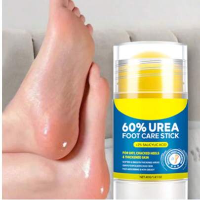 BARUBT 水杨酸保湿足部护理棒，足部护理，足浴，足部保湿霜，足霜，适用于足部、膝盖和身体干燥、脱皮的皮肤，滋养柔嫩，蕴含水杨酸和维生素E，秋冬季使用舒适，适合秋冬季、Y2K、万圣节、派对、感恩节、新年、圣诞节等场合，也可作为感谢礼物或圣诞礼物。