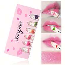 A 6pcs Transparent Petal Lipstick Set, Which Can Moisturize Lips For A Long Time And Prevent Dryness. It Is A Necessary Cosmetics In Autumn And Winter And A Perfect Gift For Mother'S Day - 6-pack color changing lip balm - 查看 2