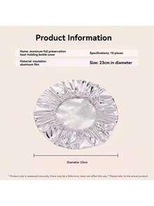 Disposable Food Wrap Cover Shower Head Cover Multi-Purpose Disposable Aluminum Foil Cover Tabletop Food Warmer Cover Household Aluminum Foil Insulation Cover Kitchen Food Insulation Aluminum Foil Cover