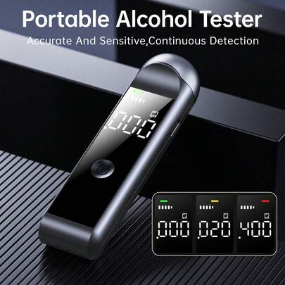 专业酒精测试仪 呼吸酒精测试仪 可充电式酒精测试仪 酒精测试工具