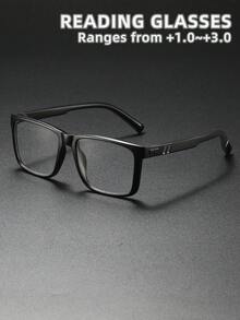 Rivsar 新款长方形休闲阅读眼镜，高清视力保护，长时间佩戴不眩晕，适合阅读/缝纫/商务/办公/优雅场合/日常使用，轻巧弹簧铰链镜框，运动防滑，电脑阅读舒适，缓解眼疲劳，方便携带设计，适合各种脸型，节日礼物，送给父母的礼物，返校季礼物，教师节礼物，斋月礼物，眼镜 - 透明色 - 查看 5