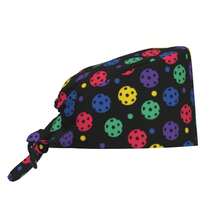 1pc Stylish Nurse's Cap For Women, Work Cap, Polyester Sweat Towel Material,Suitable For Both Men And Women.,Working Cap Scrub Cap With Sweatband Adjustable Unisex Women Tie Back Hat Nurse Surgical Caps,Suitable For Protection Against Wind Outdoors, Surgical Procedures, Healthcare Workers, And Fashion Styling; Also Suitable For Everyday Headscarf Wear. - 彩色 - 查看 2