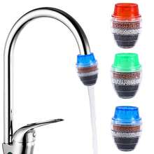 2/3pcs Water Faucet Filter Cartridge, Kitchen Faucet Water Purifier, Activated Carbon Faucet Filter To Remove Chlorine, Fluoride, Heavy Metals And Hard Water, Suitable For Home Kitchen And Bathroom - Multicolor - View 2