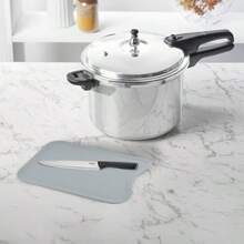 T-fal Set de Cocina Perfect con Olla a presión de Aluminio 8L + set de 4 cuchillos + tabla de cortar gris perfecto para todo tipo de preparaciones 92180PCM - AceroInox - Ver 5