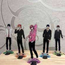 Yarichin Club动漫徽章金属胸针可爱百合绫人由理田村胸针包包外套配饰饰品粉丝收藏礼物 - 彩色 - 查看 2