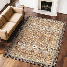 Tapis - 6 x 9 Pieds Vert Brun - Voir 9