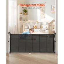 Baby Protection Gate - Schwarz 71 Zoll Teleskop 33 Zoll - View 4