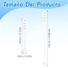 toma de corrienteExpansor de Toma de Corriente Extensor de Toma Corriente Cuenta con USB-A USB-C y 2 Salidas de CA Gira 180 Extiende de 45 a 80cm Uso Detrás Sofás Escritorio Mesilla Noche - Blanco - Ver 4