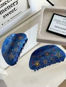 1pc/2pcs Fully Rhinestone Acetate Claw Clip High-End Rhinestone Hair Clip, Hair Claw Hair Accessory, Casual Fall Winter Hair Accessories For Women For Vacation Outfits Woman