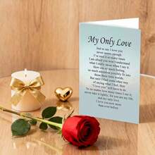 1张可爱袋鼠爱心图案情人节贺卡。情人节和周年纪念日送给丈夫、妻子、男友或女友的完美礼物。一张特别又可爱的情人节贺卡。