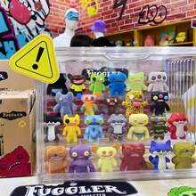 Fugglers Zähne Mystery Blind Box Plüschtiere, handgemachte Stich-Stil Monster thematisierte Sammlerfiguren, Spielzeug für Jungen & Mädchen, Weihnachtsgeschenke, lustige hässliche Monster kreative süße hässliche dekorative bizarre Kreaturen Puppen - Verschiedenfarbig - Übersicht 7