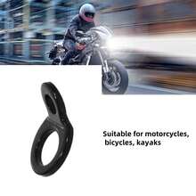 4pcs Motorcycle And Trailer Tie Down Anchor Point Fixing Tools – 8-Shaped Buckle Tie Down Strap Anchors For Secure Hauling, Cargo Stabilization, Van And Truck Racks, Heavy-Duty Mounting Hardware, Quick-Release And Anti-Slip Design For Bungee And Webbing Straps, Versatile For ATV, Boat, And Cargo Trailers, Reliable, Universal Fit, Easy To Install And Store - Black - View 4