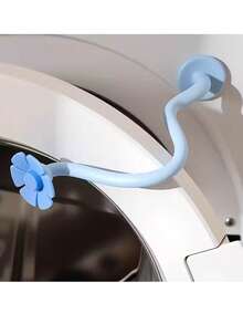 1pc Magnetic Flower Shaped Laundry Dryer Vent Clip, Detachable Magnetic Support Bracket With Adjustable Arm For Washing Machine, Can Be Used As Door Stop, Decoration, Door Holder, Home Accessory, Washer Accessory