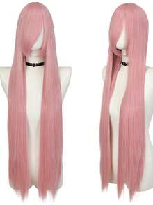 Universal Cosplay Wig Synthetic Heat Resistant Fiber Wig 40 Inch/100cm Long Straight Fashion Women's Costume Wig (Red) - Multicolor - View 21