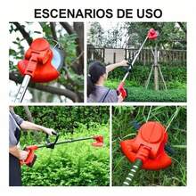Desbrozadora Inalámbrico Electrica Podadora Portátil Cesped De Baterias 21v - Multicolor - Ver 2