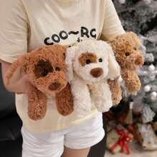 1pc Realistic Lying Pirate Dog Plush Stuffed Animal Soft Plush Doll Doll Puppy Plush Pillow Doll, Gift For Children, Valentine's Day, Easter - Multicolor - View 4