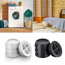 6pcs Washing Machine Feet Pads, Chair Leg Pads, Noise-Reducing Anti-Slip Durable Table Leg Covers, Universal Furniture Scratch-Resistant Table Leg Pads, TPR Rubber Table & Chair Cushions, Anti-Slip Shock-Absorbing Riser Pads