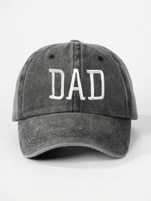 1pc/2pcs Embroidered "DAD/MOM" Washed Baseball Cap, Suitable For Couples, Outdoor Sun Protection, Casual, Travel, Beach, Versatile Y2K Style Sun Hat,Summer,Holiday,Festival - Baseball Cap - View 12