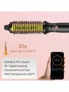 UKLISS Multi-Functional Household Negative Ion Hair Dryer, Can Be Used For Curling And Straightening Hair, And Will Not Damage The Heating Element. - Black - View 6