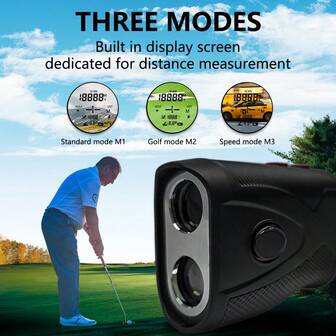 Golf Rangefinder With Slope, 1200 Yards Laser Range Finder Golfing, 7X Magnification, Flag Pole Locking Vibration, Rechargeable Range Finders With Magnet Stripe, Christmas, New Year, Father's Day, Teacher's Day, Grandfather's Day, Grandmother's Day, Idea Gift