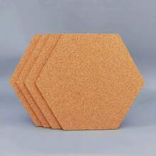 1 Set Peel And Stick Cork Board With Adhesive Backing, Perfect For Room Decor, Photo Wall, Clutter Organization, Bedroom Poster Display, Classroom Decor, Office Memo Board, Photo Display, Back To School Classroom Decor, Coaster Set, Poster Display Board, Valentine's Day Decor, Hanging Bulletin Board - Multicolor - View 6