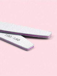 50支装指甲锉，双面指甲抛光器，专业美甲护理工具，适用于DIY指甲修型、打磨、抛光，适合女性手指甲和脚趾甲，是居家和美甲沙龙的理想之选，美甲用品 - 淺灰色 - 查看 9