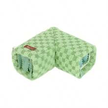 ITANDME 豚鼠藏身处 豚鼠隧道 豚鼠床 可折叠豚鼠隧道 舒适柔软 小型动物笼具配件，适用于豚鼠、仓鼠、雪貂 - 彩色 - 查看 11