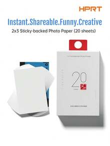 HPRT MT53 Premium Photo Paper Set - Water-Resistant, Waterproof, Quick-Drying - Ideal For Scrapbooking And DIY Projects